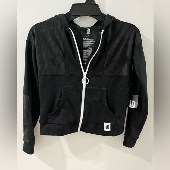Ideology Other - Ideology Black Zip-Up Hoodie, girl’s size small, new!